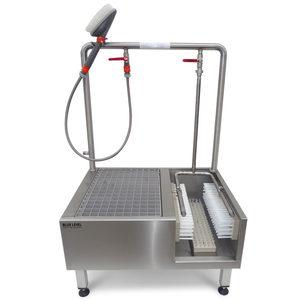 Stiefelwaschanlage Edelstahl Profi