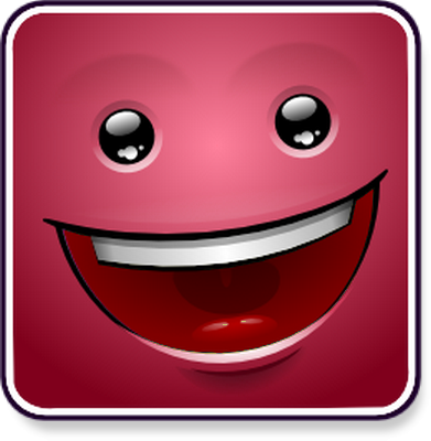 smiley carré - émoji - émoticônes - smiley émoticône émoji cartoon clipart illustration - artémotic