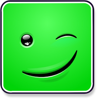 smiley carré - émoji - émoticônes - smiley émoticône émoji cartoon clipart illustration - artémotic