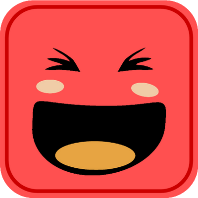smiley carré - émoji - émoticônes - smiley émoticône émoji cartoon clipart illustration - artémotic