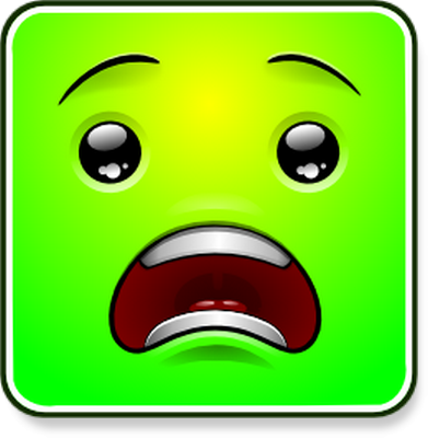 smiley carré - émoji - émoticônes - smiley émoticône émoji cartoon clipart illustration - artémotic