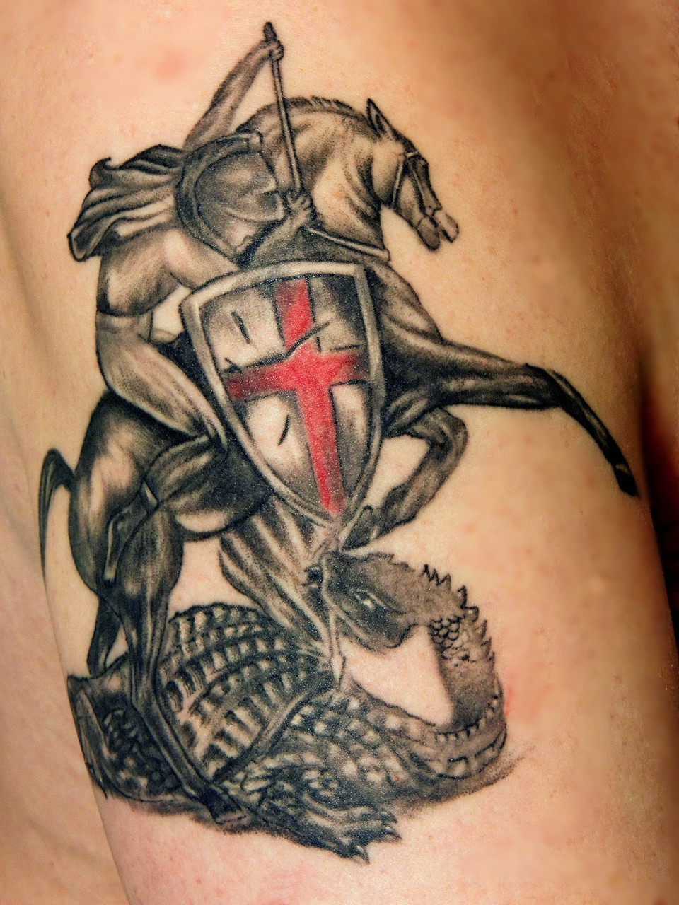 Tatto vom Wappen von Hattingen