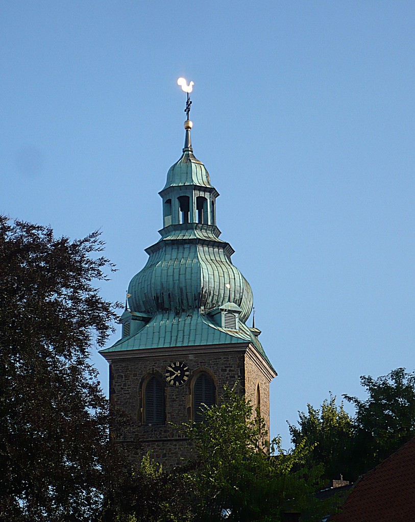 Turm der Stadtkirche auf dem Hallenbrink