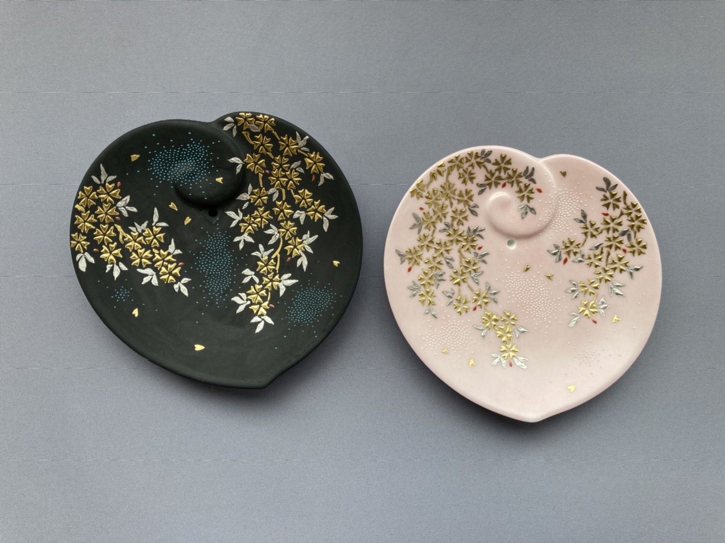 九谷焼　仲田錦玉造　色絵金彩　鯉図　大皿　飾皿　M　3927C 九谷焼作家 仲田錦玉 -九谷焼専門店 陶らいふ- 和食器 九谷焼の