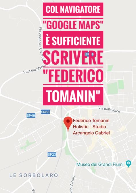 Imposta il navigatore "Google Maps" su "Federico Tomanin Holistic"