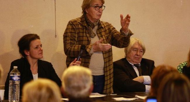 Marielle Goitschel au côté de Sylvie Chéreau