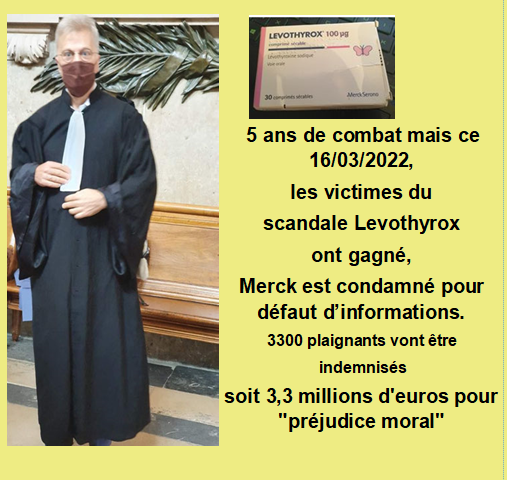 Affaire Levothyrox, Merck condamné en cassation, les victimes ont gagné !