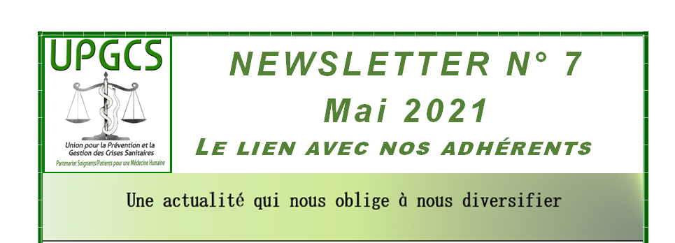 La newsletter de l'UPGCS : le numéro 7 est disponible