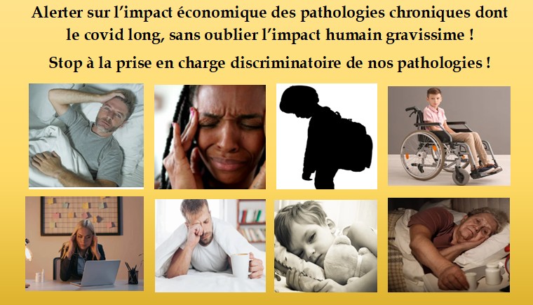 Impact écononique des pathologies chroniques dont le Covid long et discrimination inacceptable