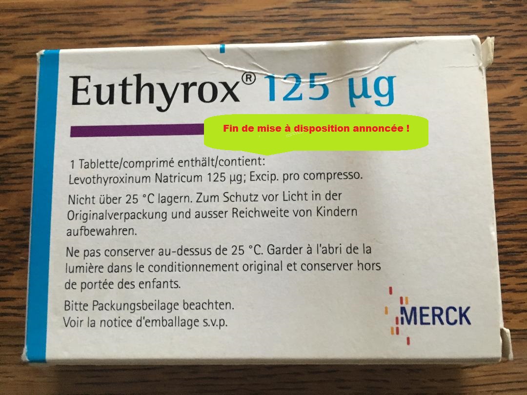 Euthyrox une fin programmée et que l'ANSM veut encadrer de manière drastique