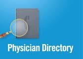 Click on "Physician Directory" for info