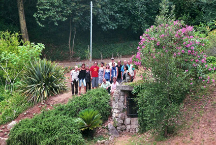 1 º Camp de treball. Creació de zona etnobotànica. (Juliol 2010)