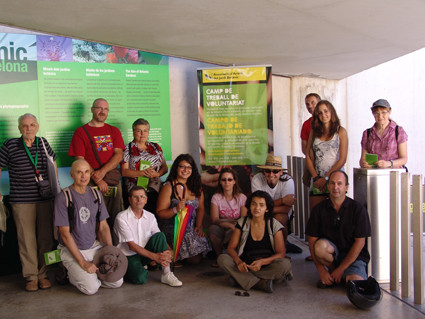 1 º Camp de treball. Creació de zona etnobotànica. (Juliol 2010)