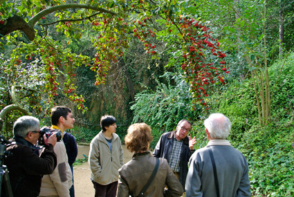 Visita guiada al Jardín Histórico de la mano de Josep Maria Montserrat (2010).
