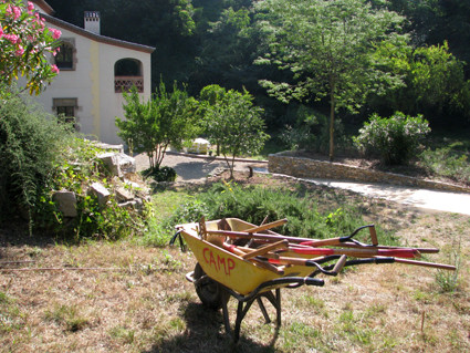 1 º Camp de treball. Creació de zona etnobotànica. (Juliol 2010)