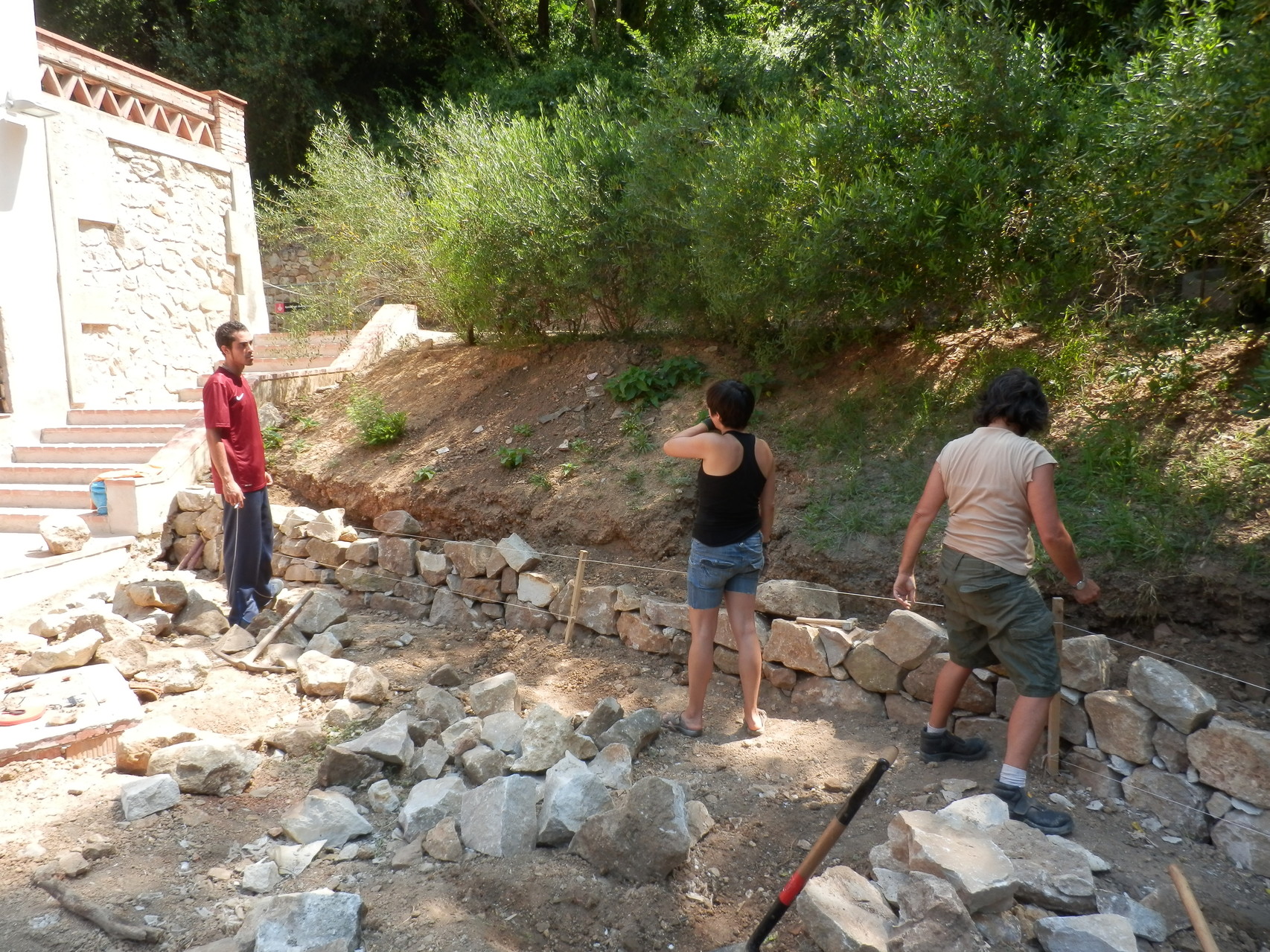 3r Camp de treball: Millorem l'entorn de la Masia ( juliol 2013)