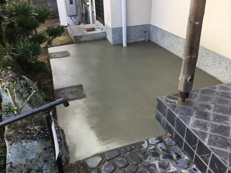 住宅改修|通路の段差解消|外構工事事例