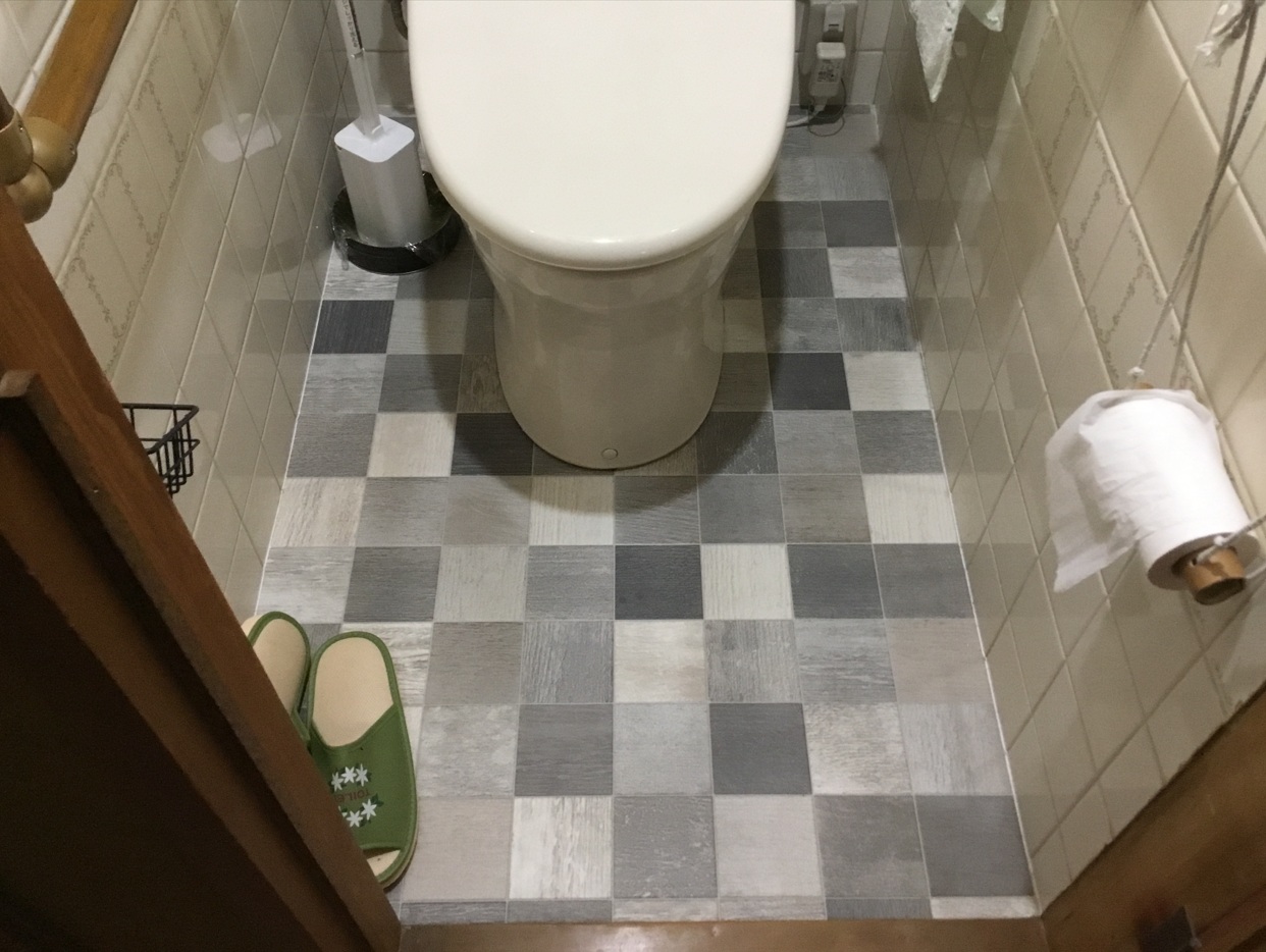 住宅改修|トイレ床かさ上げ・段差解消工事事例