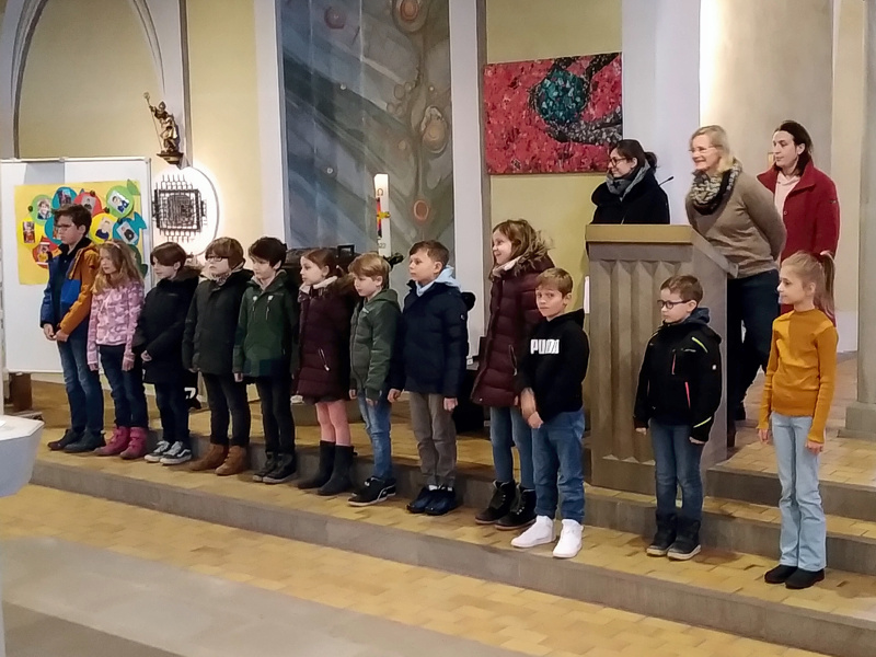 Vorstellung der Kommunionkinder 2023