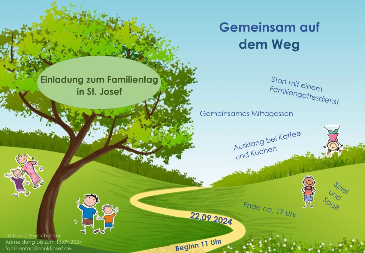 Einladung zum 7. Familientag in St. Josef