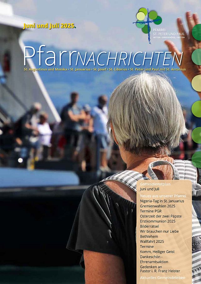 Pfarrnachrichten Juni und Juli 2025