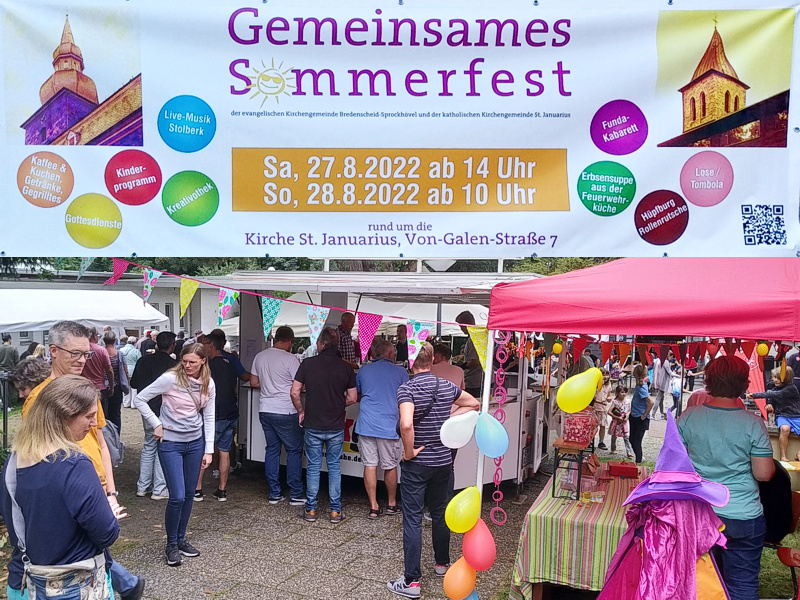 Niedersprockhöveler Kirchen feiern rauschendes Sommerfest