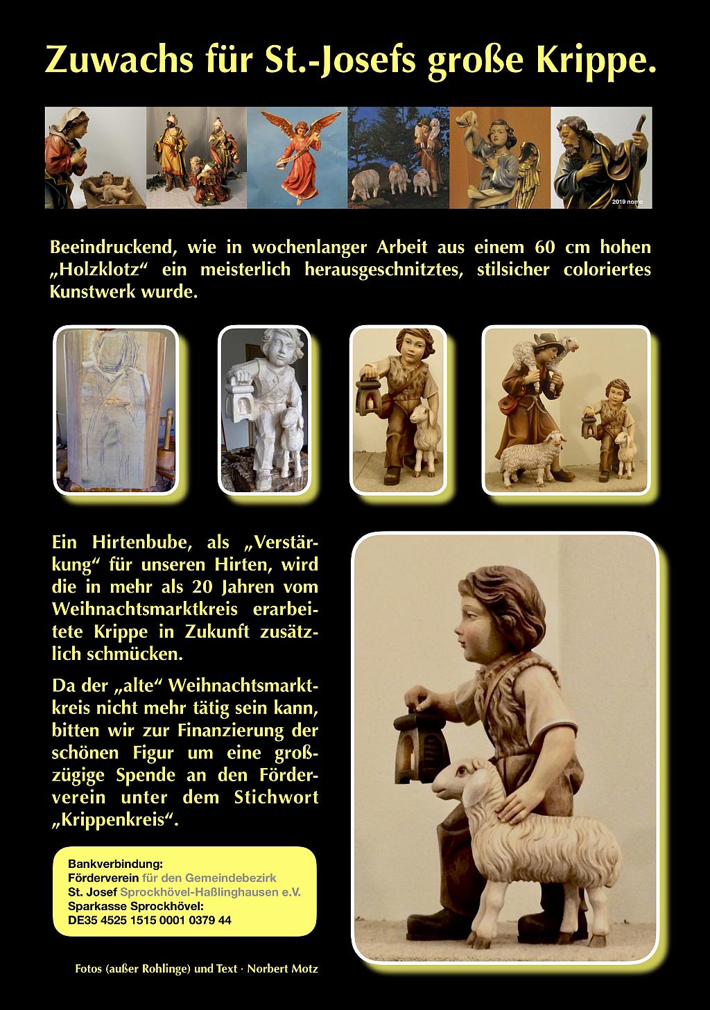 Zuwachs für St. Josefs Krippe