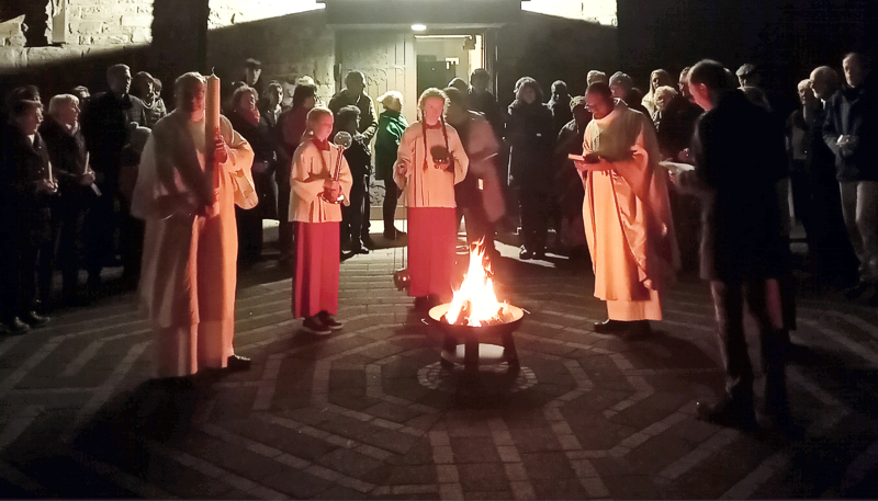 St. Januarius feiert die Kar- und Ostertage