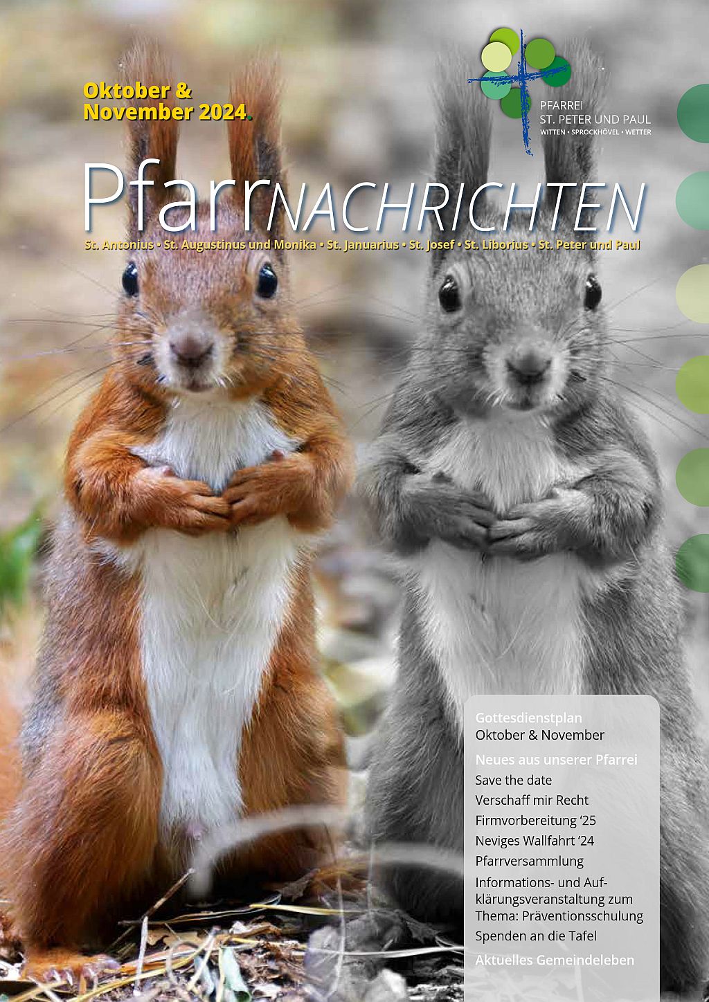 Pfarrnachrichten Okt./Nov. 2024