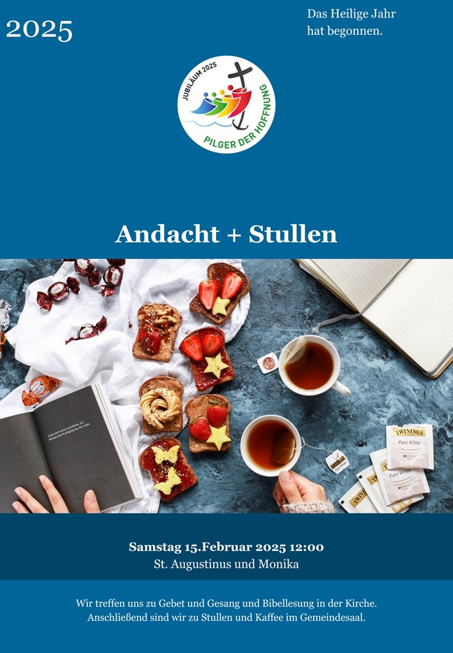 Andacht und Stullen am 15. Februar