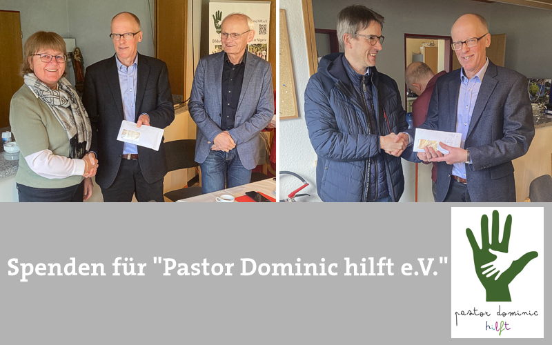 Spenden für "Pastor-Dominic-hilft e.V."