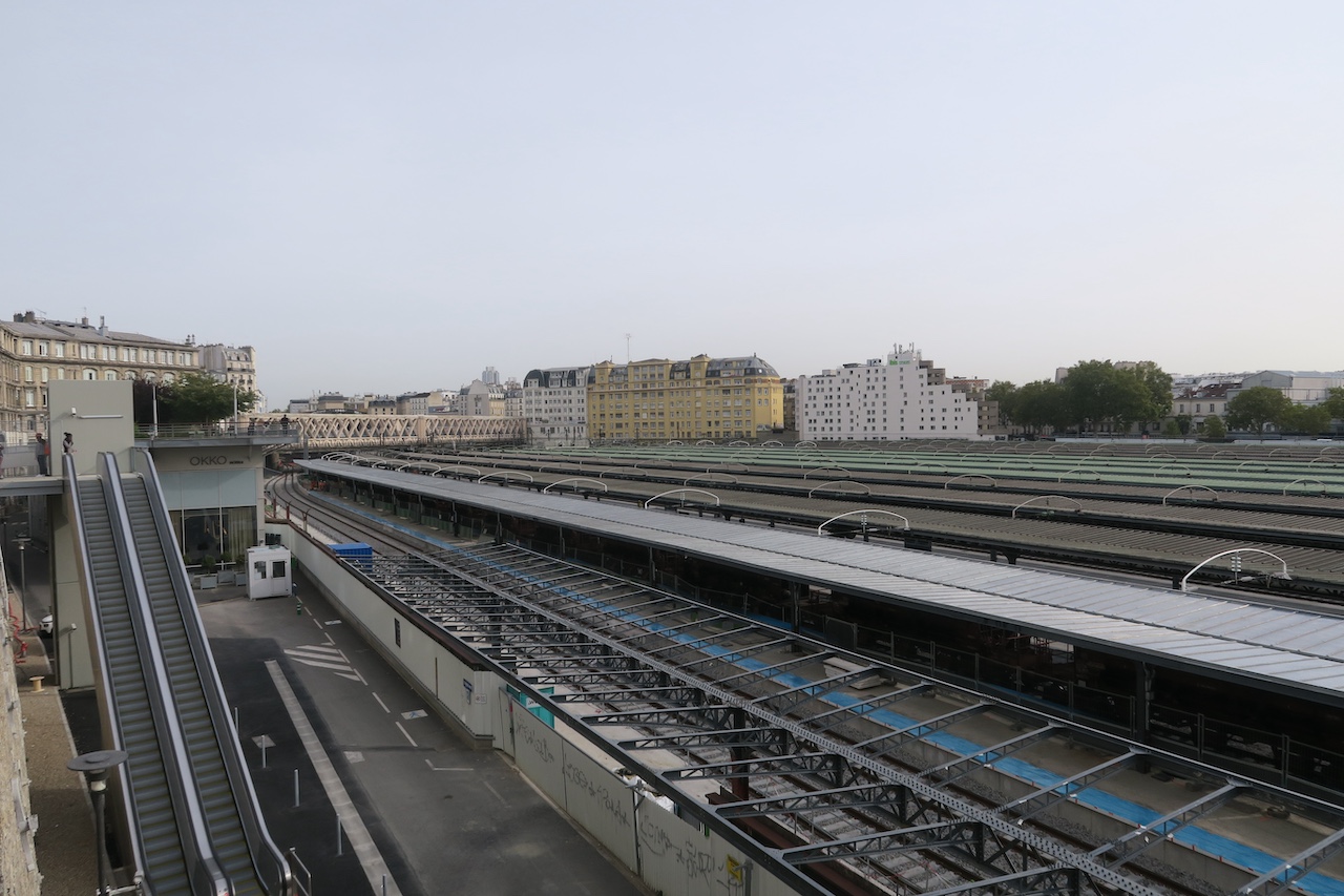 PK 0,30 - Gare de l'Est vue vers le Nord ...