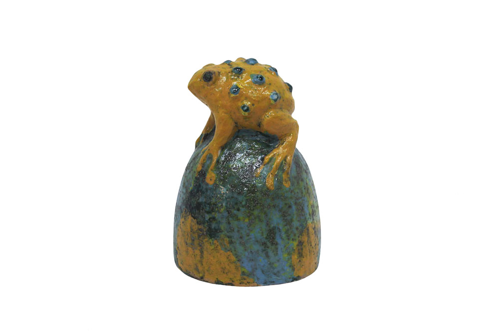 FROG ON THE STONE