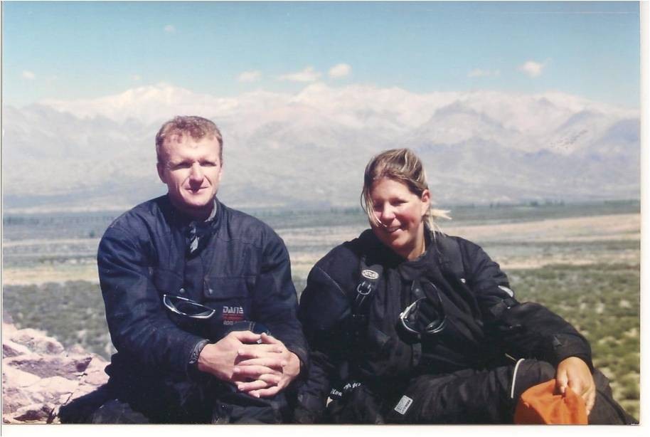 Wir in Argentinien -bei Mendoza- 2002