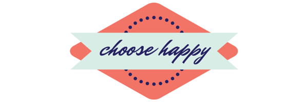 Choose happy - Glass half full