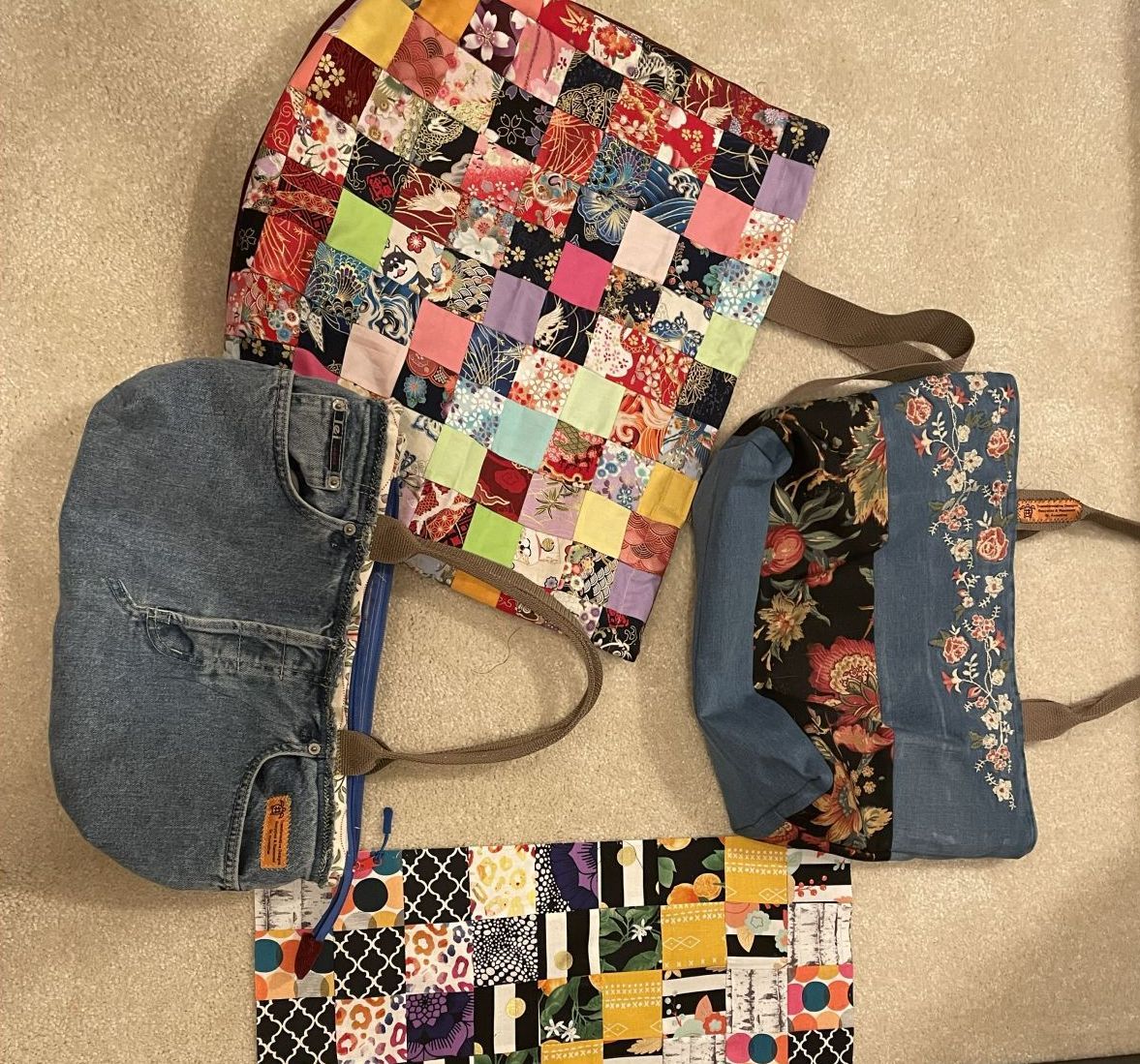 Assorted bags