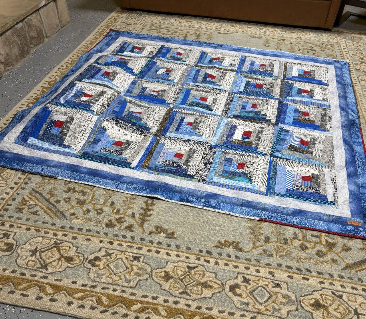 Log Cabin quilt