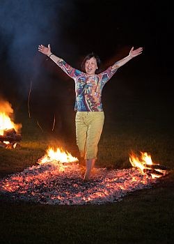 Dr. Kweethai is a Firewalking Instructor