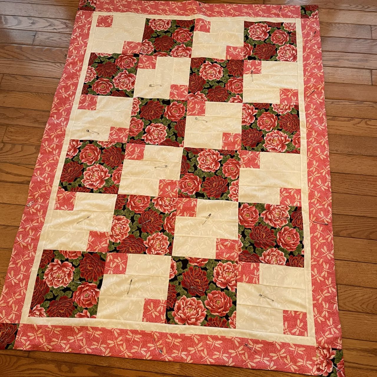 Peony quilt