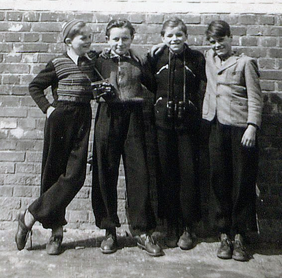 von links: Hannfried Buchholz, Herbert Schinke, Karl-Heinz Appel, Volker Bauermeister