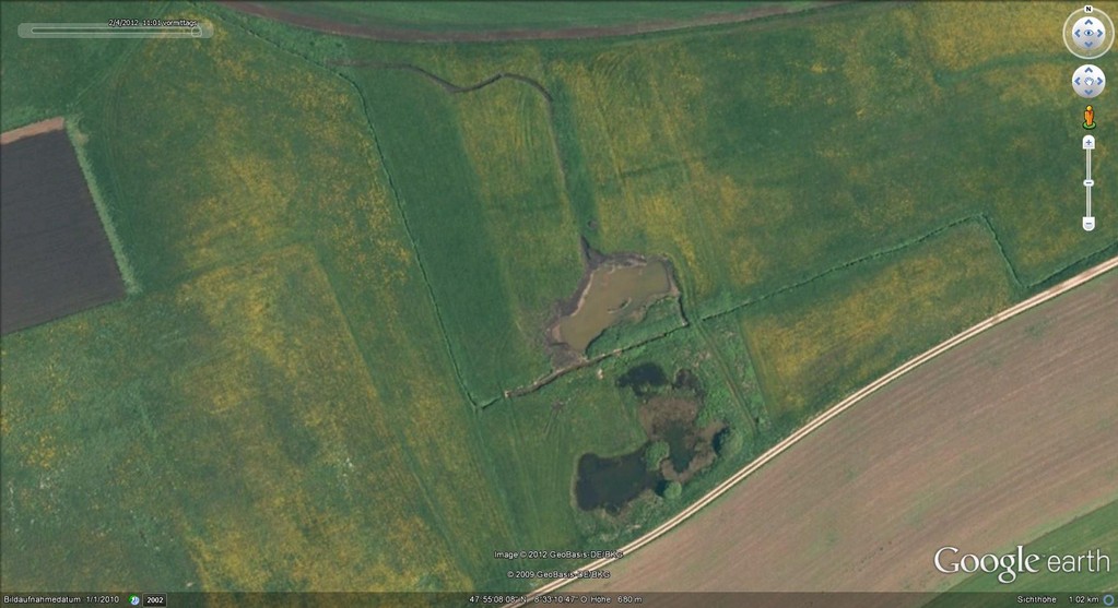 unser NABU-Biotop bei Neudingen (Quelle:Google Earth)