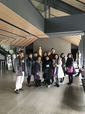 美術館内も見学が終わり、さぁ~予約したレストランへ