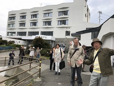 お昼は、ここの城ヶ島京急ホテルでランチ予定です。「みさきまぐろきっぷ」で交通費、お食事代、レジャーかお土産　３つもお得なきっぷで来ました(^^♪