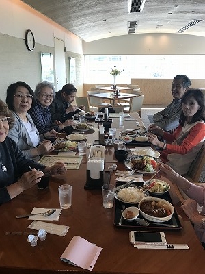 工場見学の後はランチ(^^♪