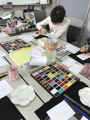 絵具(顔料)は大変高いお値段です。とても綺麗な色です(^^♪