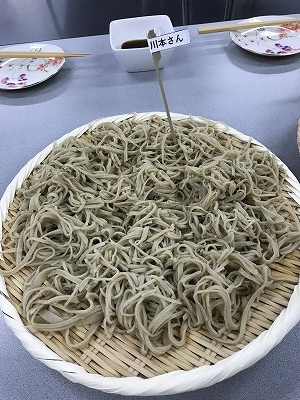 Kさんが打った蕎麦(^^♪