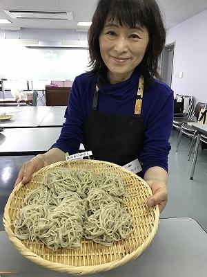 細くてきれいなお蕎麦です(^^♪素晴らしい!
