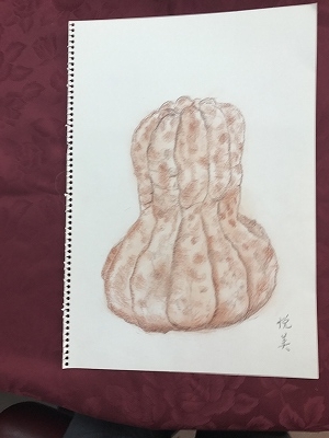 Oさんの作品、いつもより大胆でした(^^♪