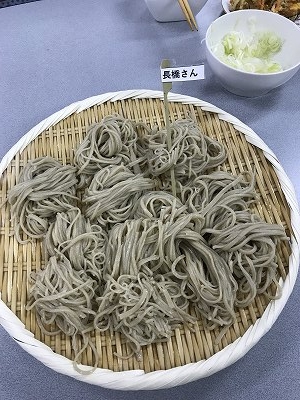 Nさんが打った蕎麦(^^♪