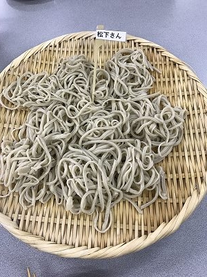 今回松下さんのお蕎麦は、コシがすごくありました(^^♪